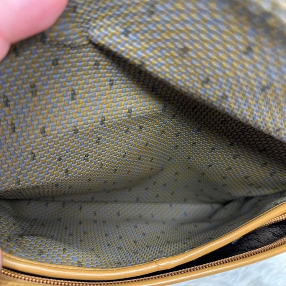 Vintage YSL Brown Canvas Clutch Bag - will include aftermarket chain - Picture 4 of 11